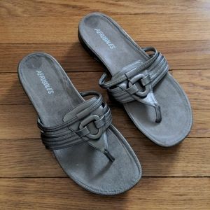 Bronze Metallic Sandals - Never Worn!